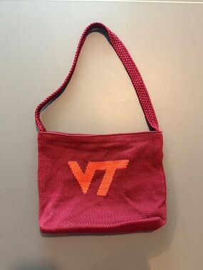 The Sak Original Virginia Tech Maroon Knit Shoulder Bag